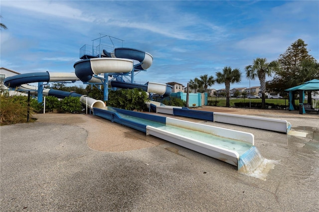 view of community featuring a playground