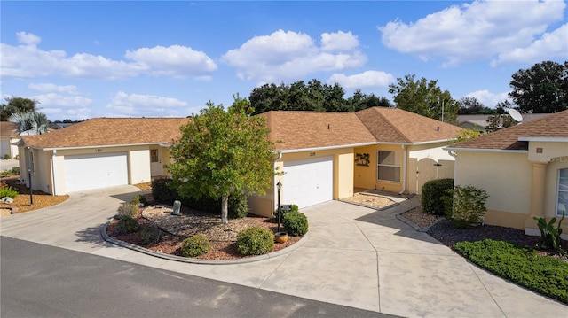 ranch-style house with a garage