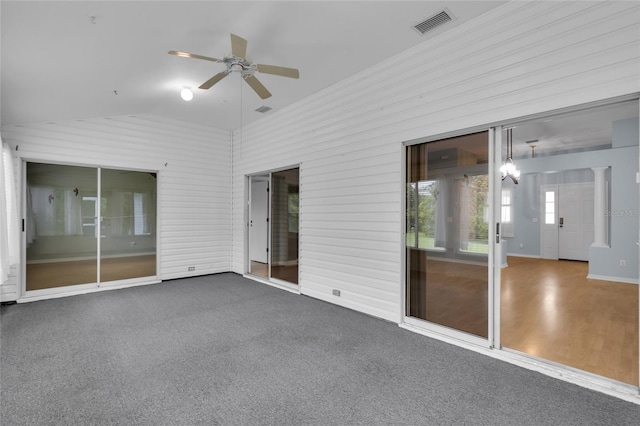 956 Chula Ct, The Villages, FL 32159 - interior space featuring visible vents and a ceiling fan