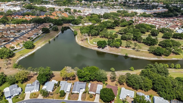 956 Chula Ct, The Villages, FL 32159 - birds eye view of property featuring a water view and a residential view