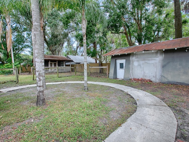 351 W 10th Ave, Mount Dora, FL 32757 - view of yard featuring fence