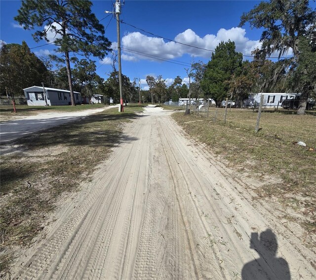 view of road