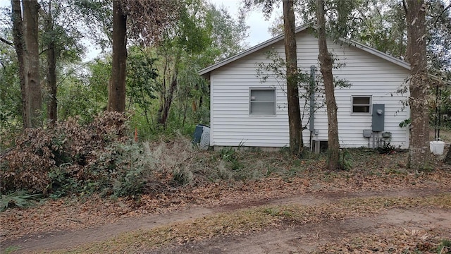 view of property exterior