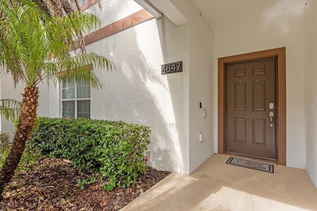 view of property entrance