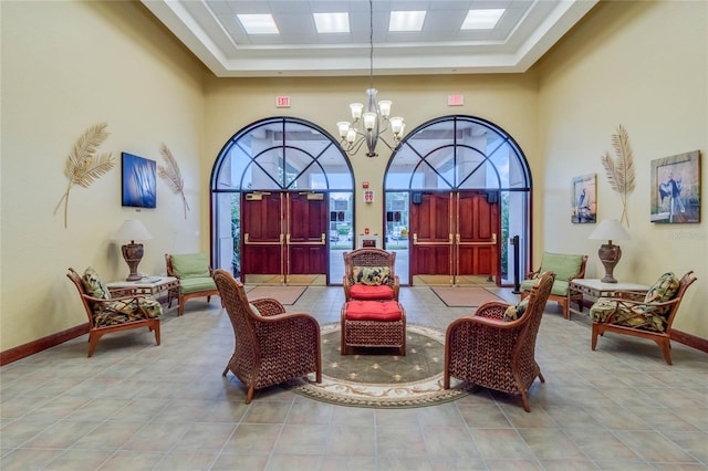 view of community lobby