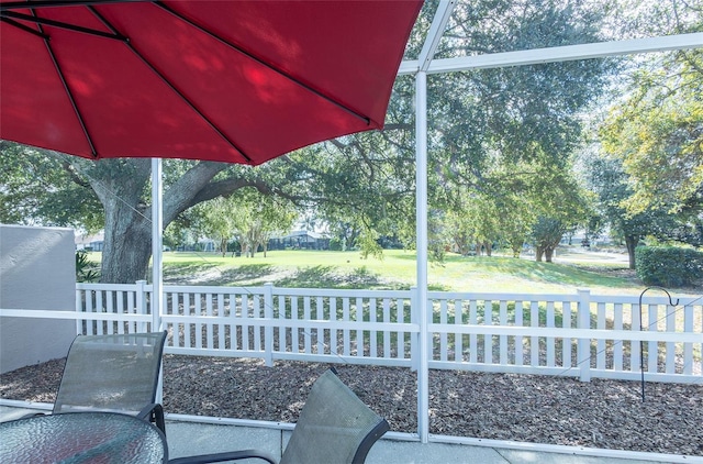 view of patio