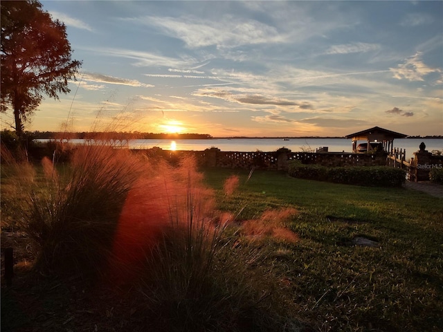 property view of water