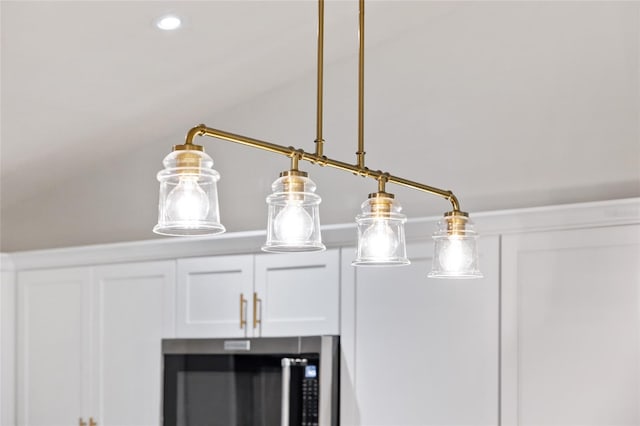 room details featuring white cabinets