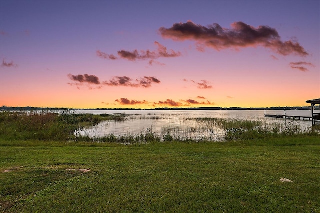 property view of water