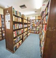 interior space featuring carpet flooring