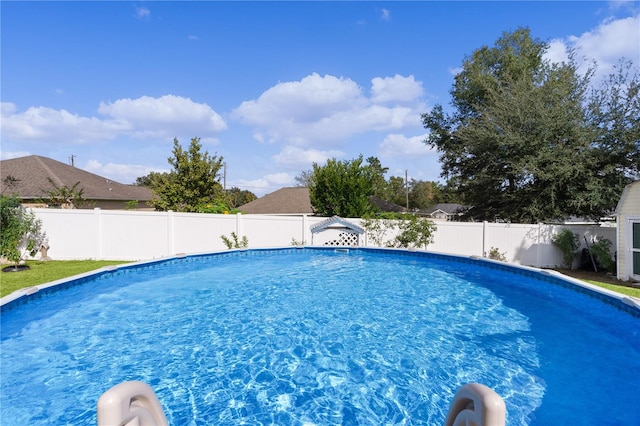 view of pool