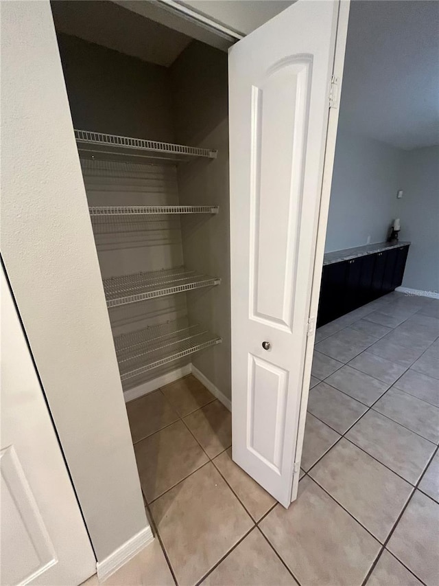 view of pantry