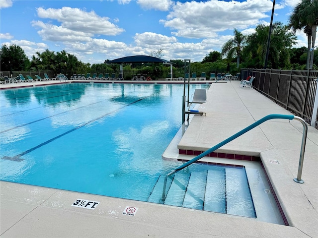 view of swimming pool