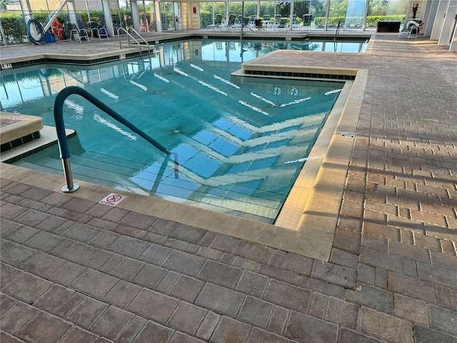 view of pool