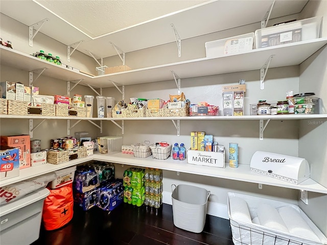 view of pantry