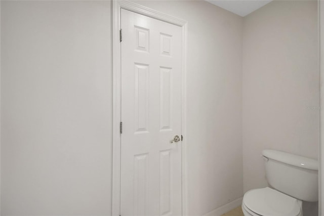 bathroom with toilet