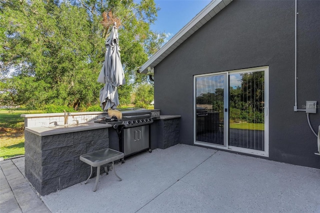 view of patio / terrace with grilling area