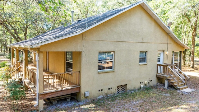 view of home's exterior