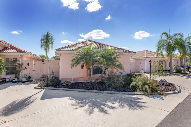 view of mediterranean / spanish house