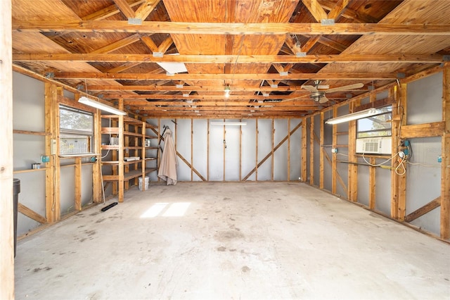 interior space featuring a wealth of natural light