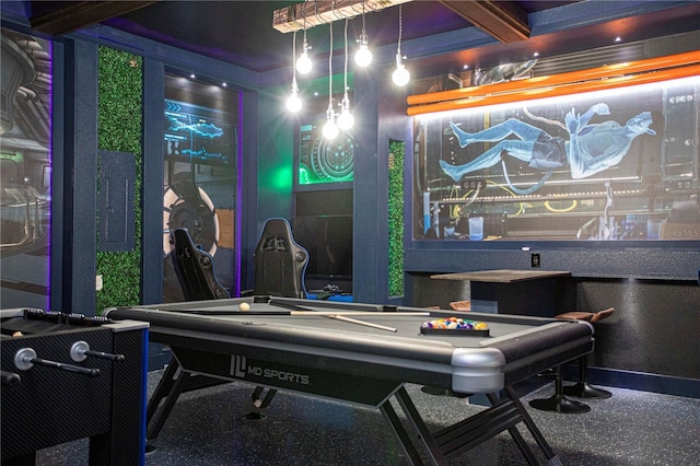 view of game room