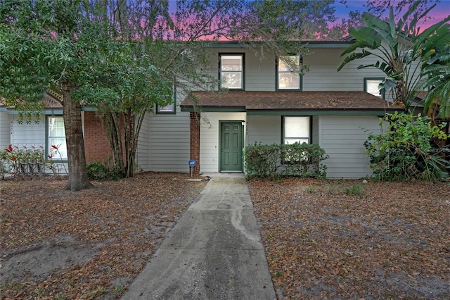 view of front facade featuring covered porch