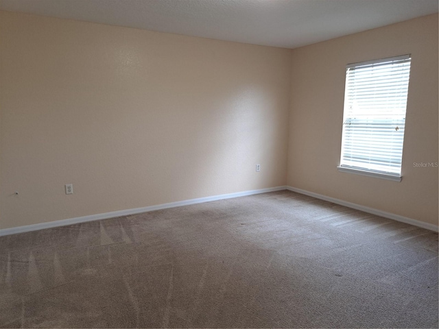 unfurnished room with carpet