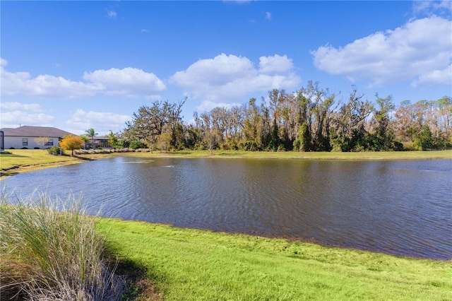 property view of water