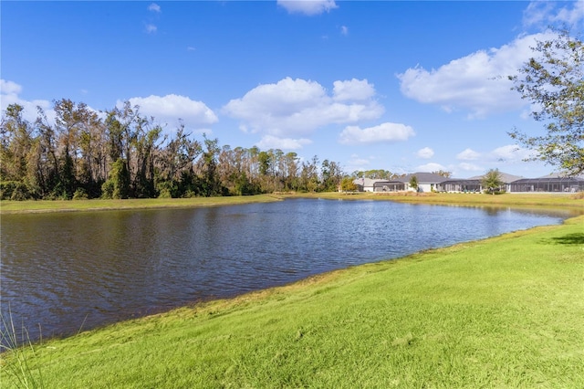 property view of water