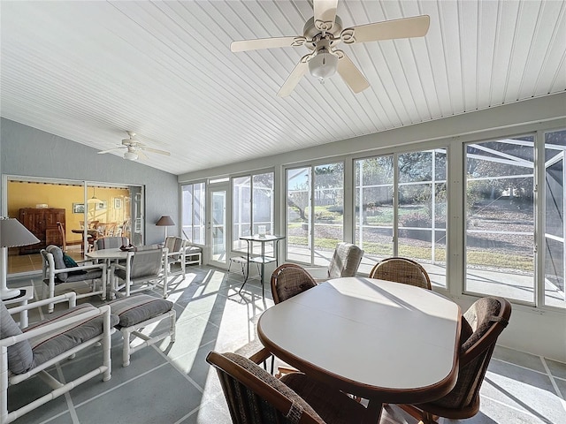 4634 Summerbridge Cir, Leesburg, FL 34748 - sunroom / solarium featuring vaulted ceiling, plenty of natural light, and french doors