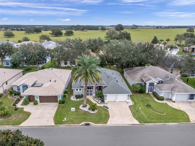 bird's eye view featuring a residential view