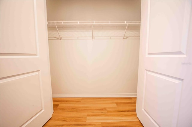 view of closet