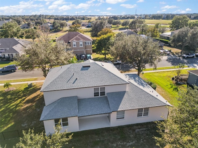 aerial view featuring a residential view