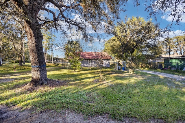 view of yard