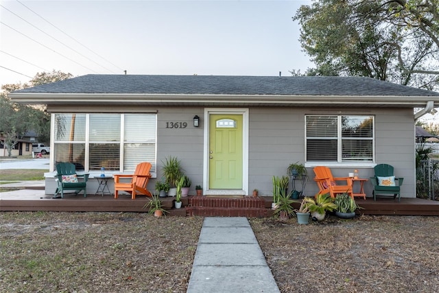 exterior space featuring a porch