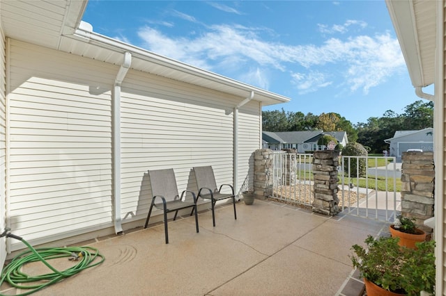 view of patio