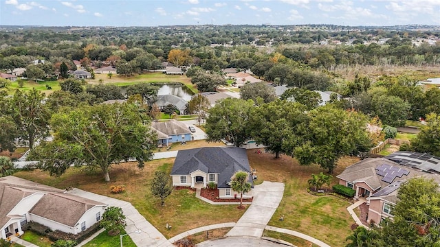 14701 Timucua Pl, Clermont, FL 34711 - aerial perspective of suburban area with a nearby body of water