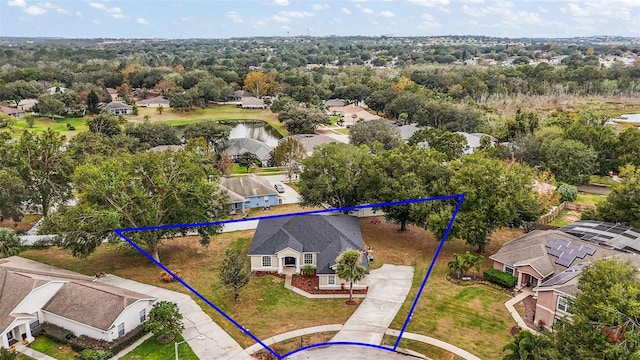 14701 Timucua Pl, Clermont, FL 34711 - aerial view of residential area featuring property parcel outlined