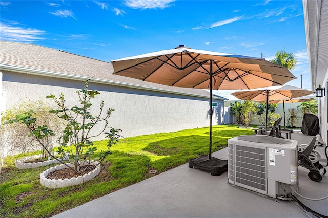 view of patio with cooling unit