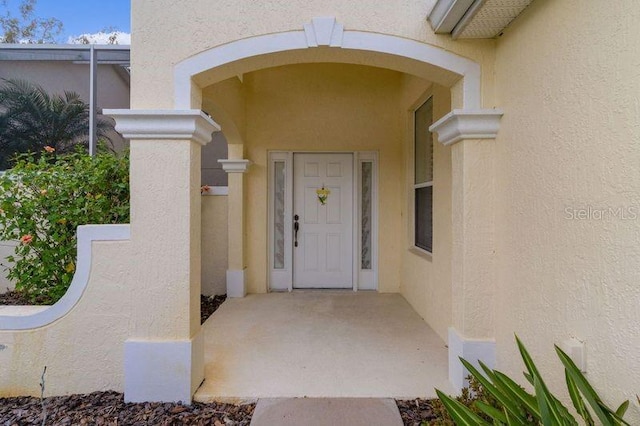 view of entrance to property