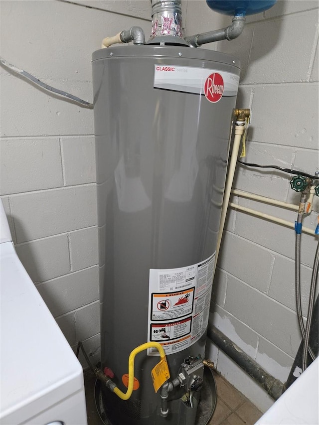 utilities featuring water heater