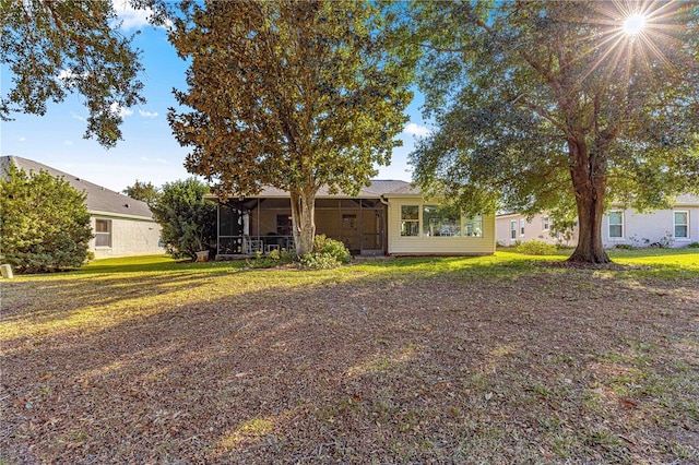 view of front of home