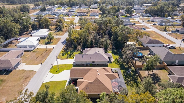 birds eye view of property featuring a residential view