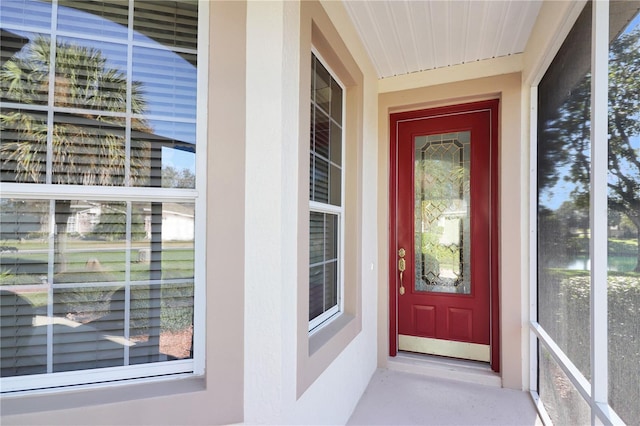 view of property entrance