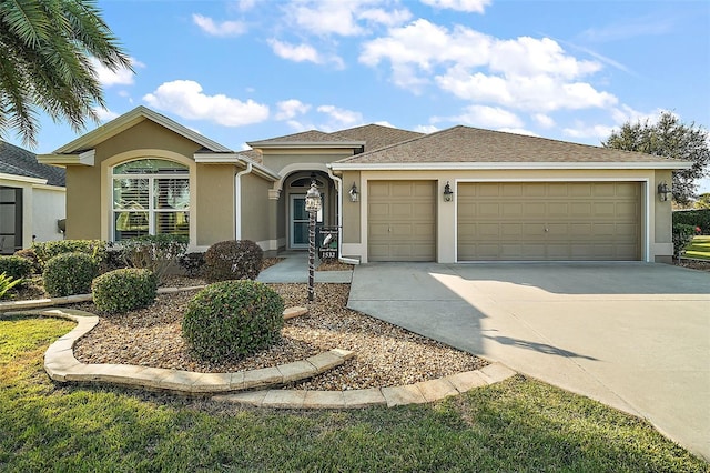 ranch-style house with a garage