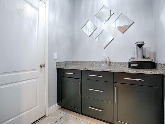 bathroom featuring tile patterned flooring