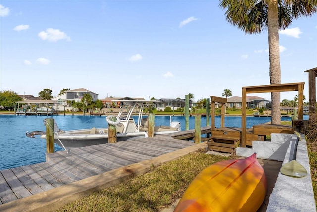 9 Crow Ct, Palm Coast, FL 32137 - dock featuring a water view