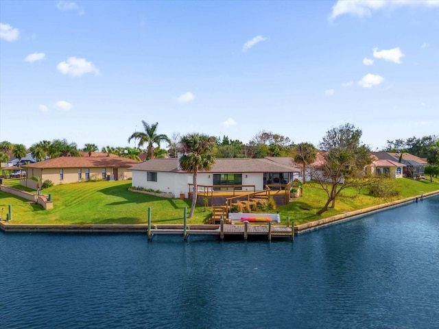 9 Crow Ct, Palm Coast, FL 32137 - water view with nearby suburban area