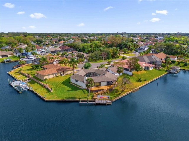 9 Crow Ct, Palm Coast, FL 32137 - aerial perspective of suburban area with a nearby body of water