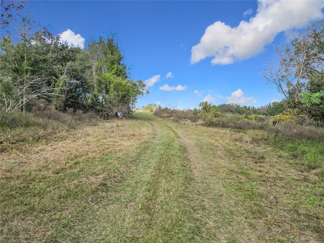 view of road